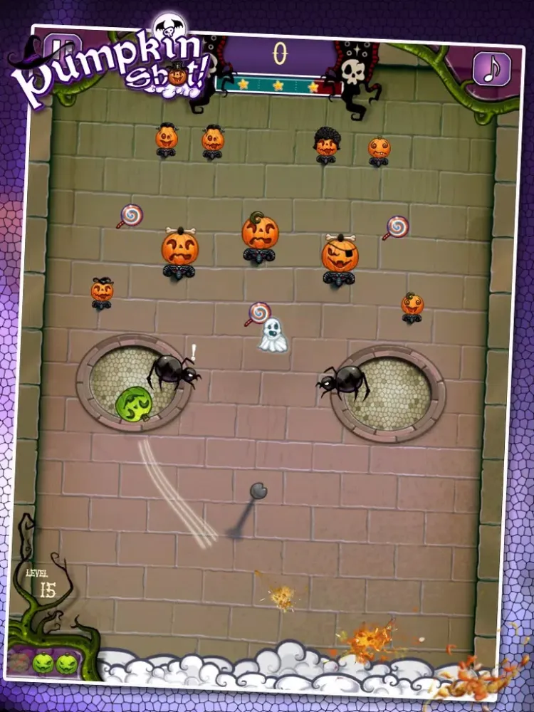 Zrzuty ekranu Pumpkin Shot! Trick or Treat Pop it! Free iPad 