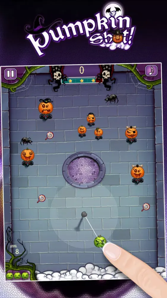 Zrzuty ekranu Pumpkin Shot! Trick or Treat Pop it! Free