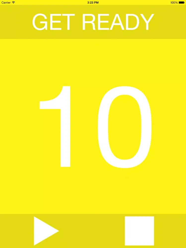 Tabata Timer: Easy-to-Use Workout Stopwatch iPad  Screenshots