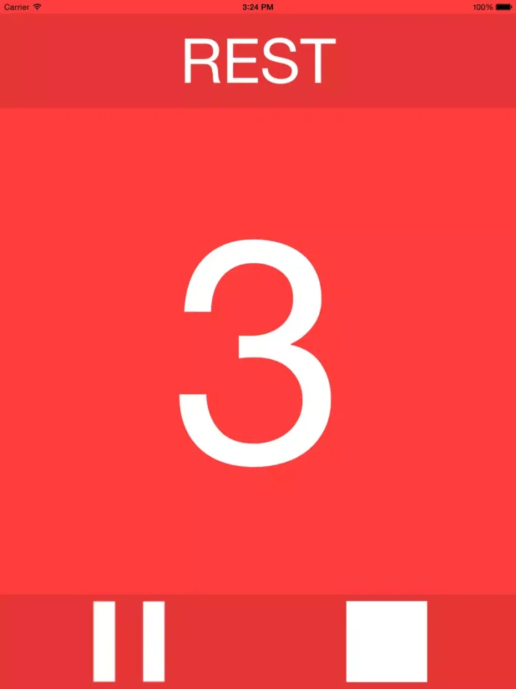 Tabata Timer: Easy-to-Use Workout Stopwatch iPad  Screenshots