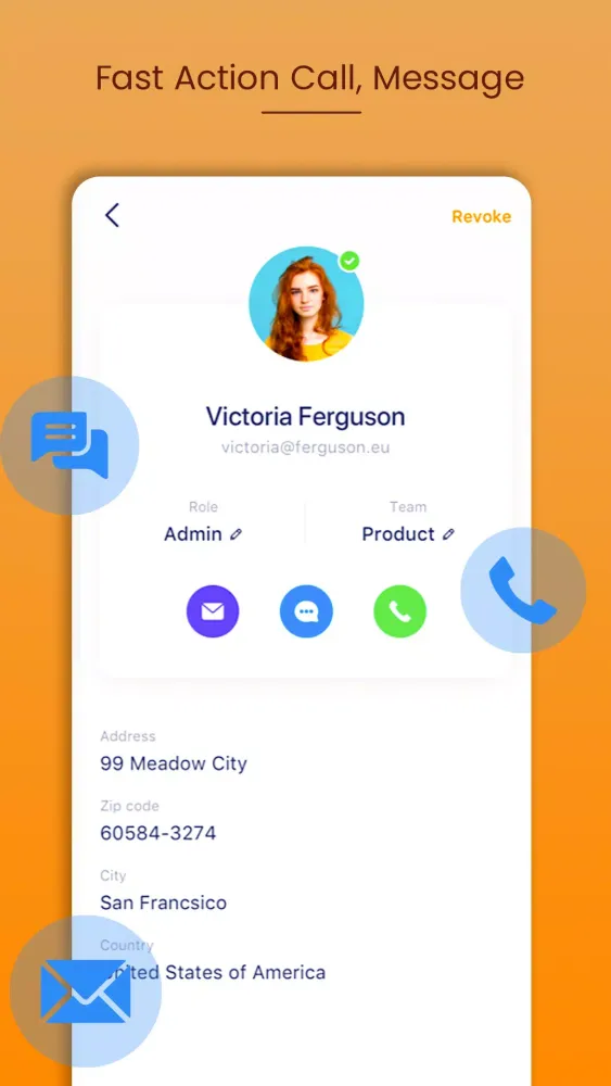 Ảnh chụp màn hình của Contacts
