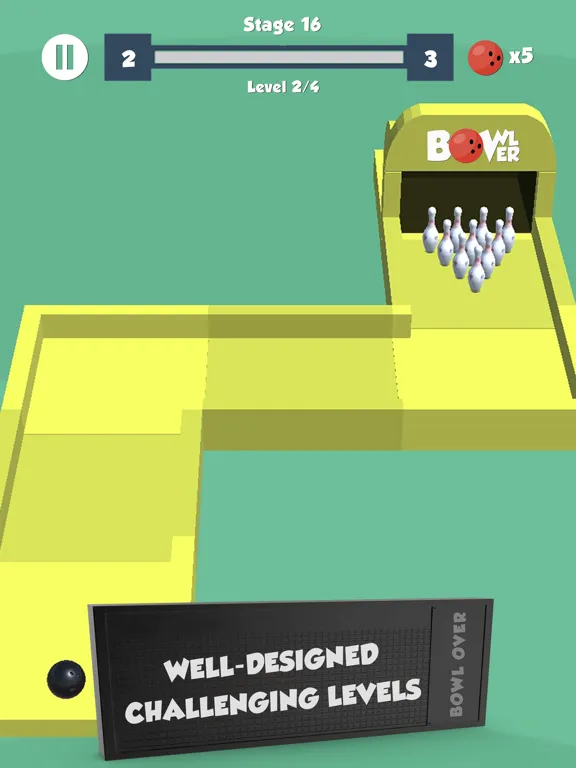 Capturas de tela do Bowl Over iPad 