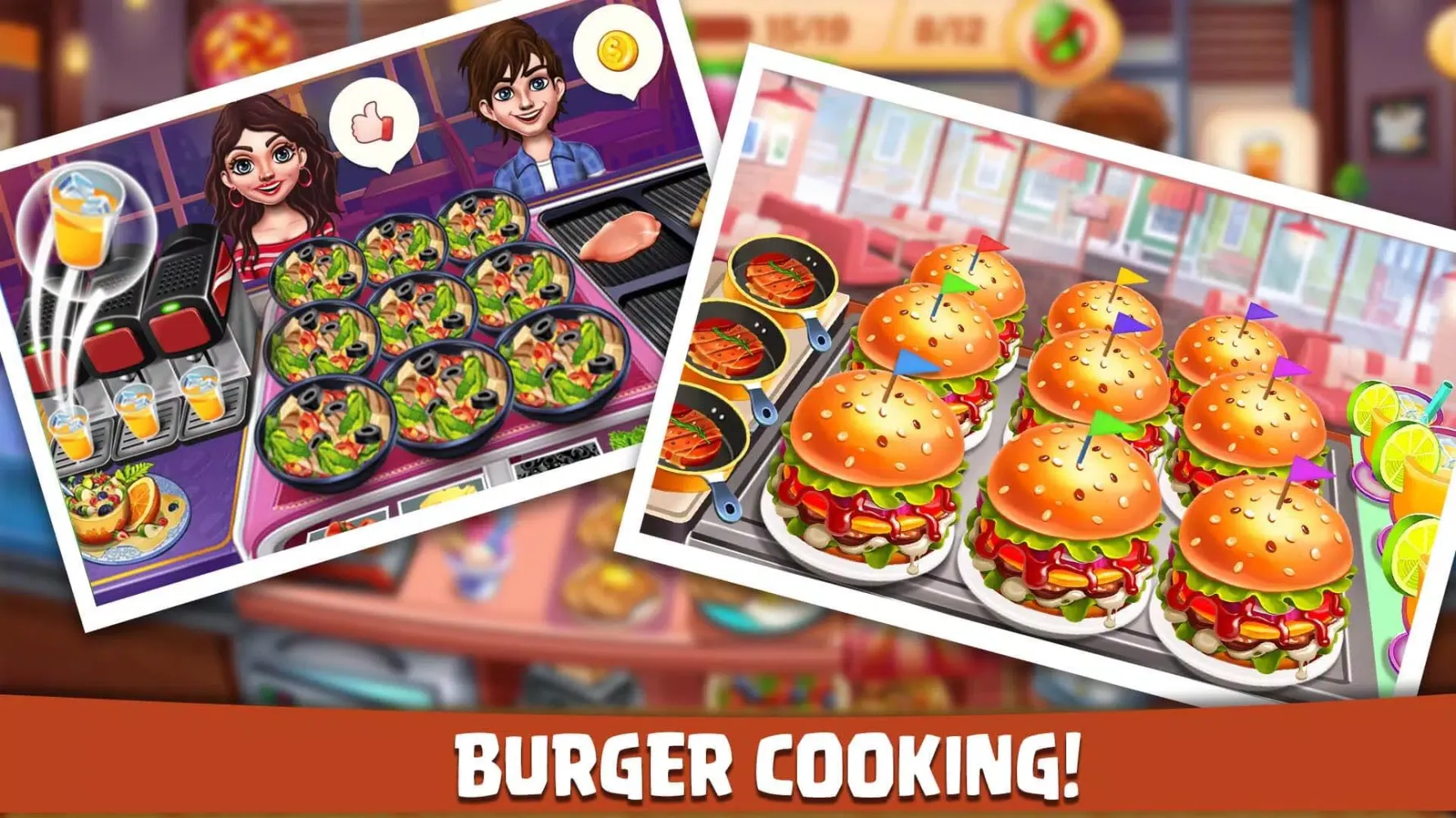 Captures d'écran de Crazy Cooking Burger Wala Game