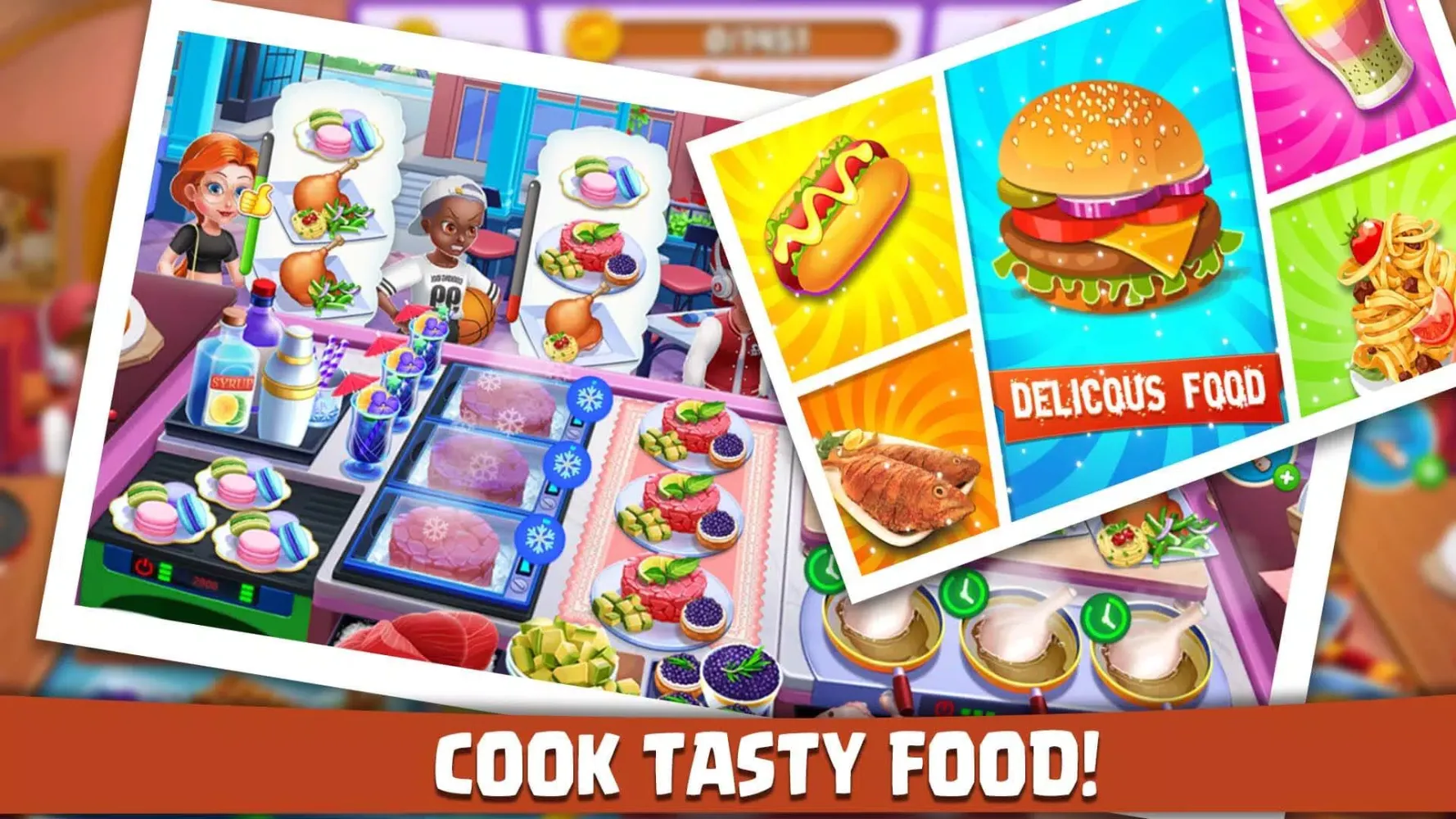 Captures d'écran de Crazy Cooking Burger Wala Game