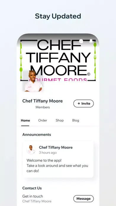 Zrzuty ekranu Chef TiffMo Gourmet Foods