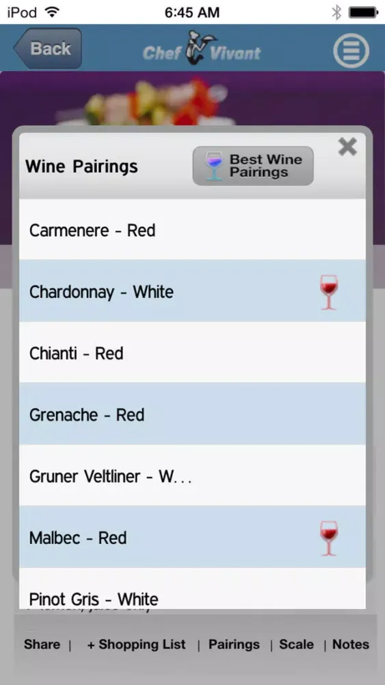 Zrzuty ekranu Chef Vivant - iPhone Edition - Customizable, Interactive, Digital Cookbooks and Recipe Channels