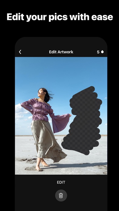 ภาพหน้าจอของ BrushAI: Creative Photo Editor