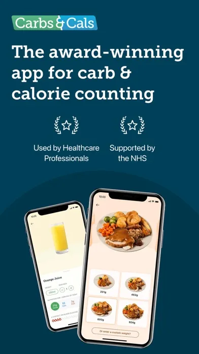 Carbs & Cals: Diet & Diabetes 스크린샷