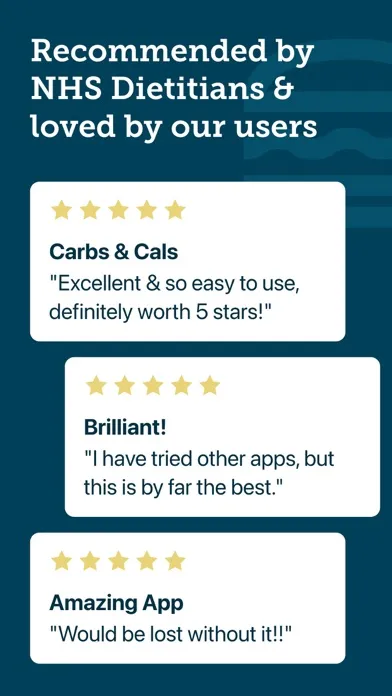 Carbs & Cals: Diet & Diabetes 스크린샷