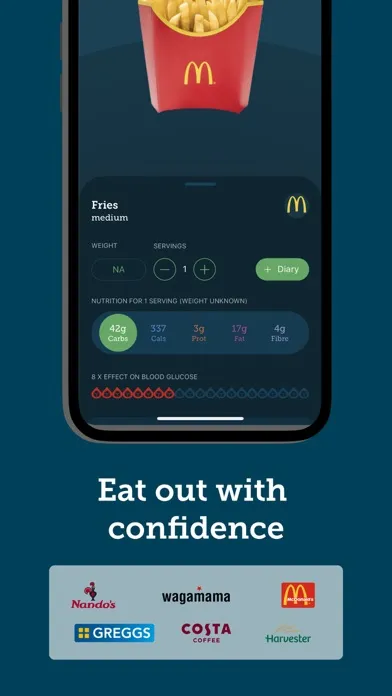 Carbs & Cals: Diet & Diabetes 스크린샷
