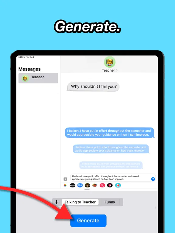 Screenshot di Chatback Pro - Best Text App iPad 
