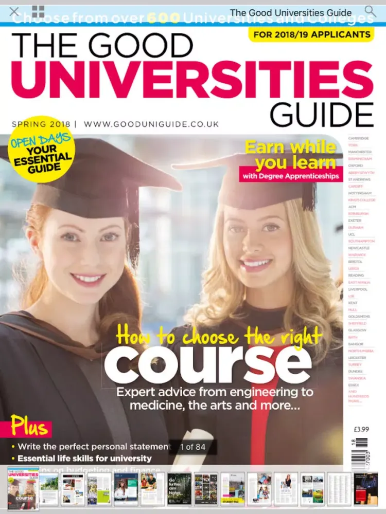 Good Universities Guide iPad  스크린샷