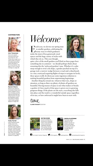 Capturas de pantalla de The English Garden Magazine