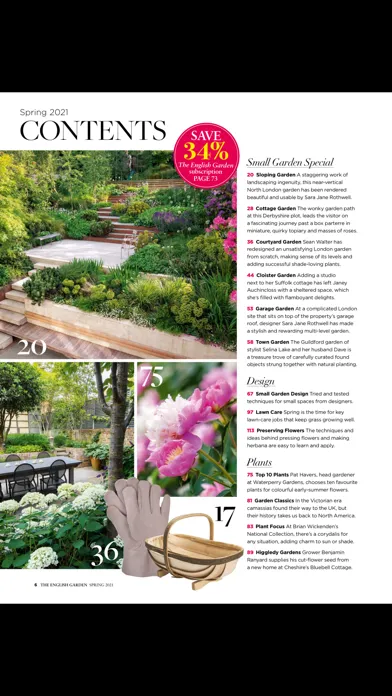 Capturas de pantalla de The English Garden Magazine