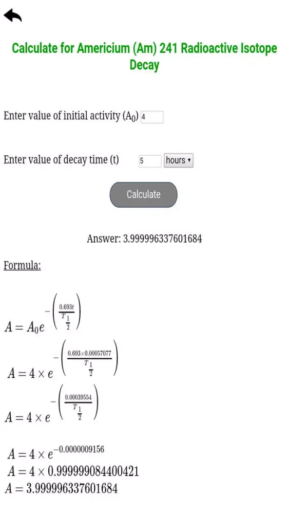 Zrzuty ekranu Chemistry Problem Solver