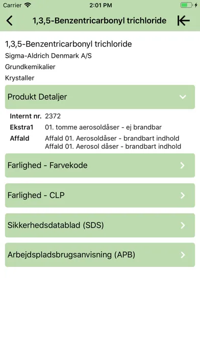 COS  User Safety Screenshots