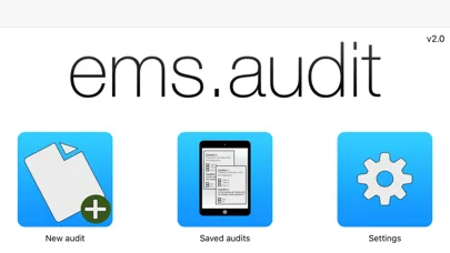 Capturas de tela do EMS.Audit