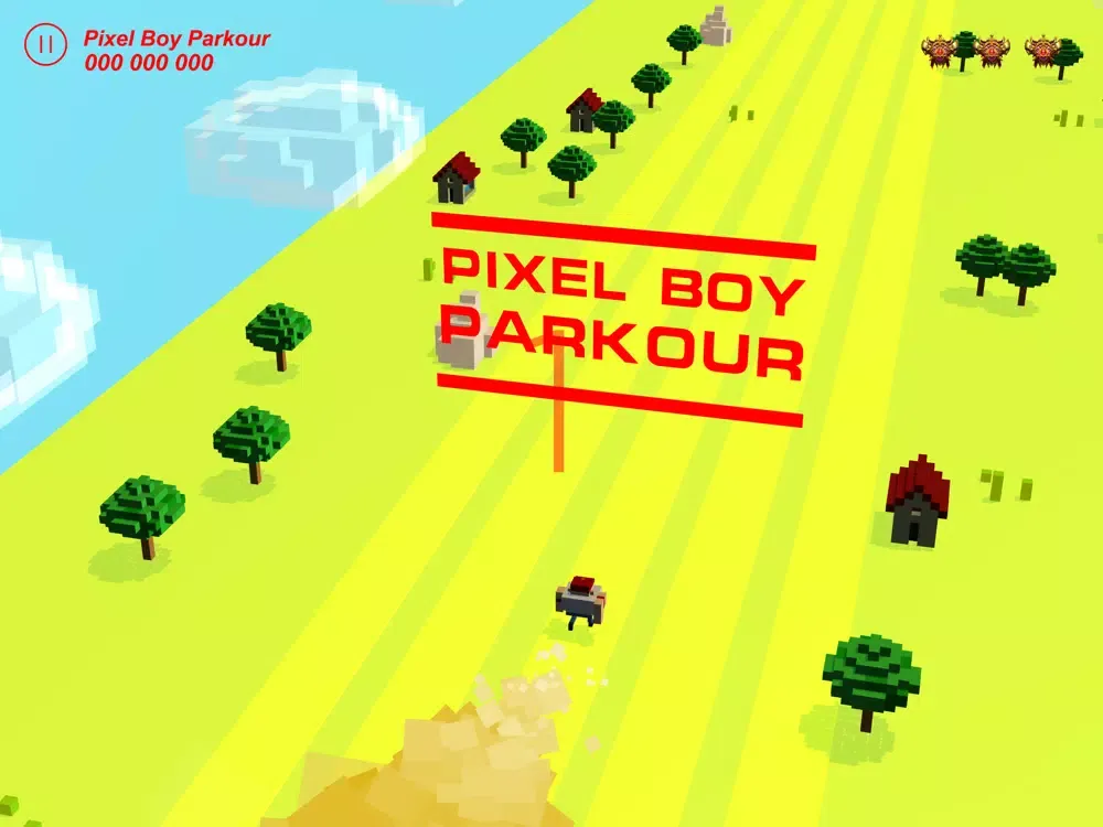 Tangkapan layar Pixel Boy Parkour iPad 