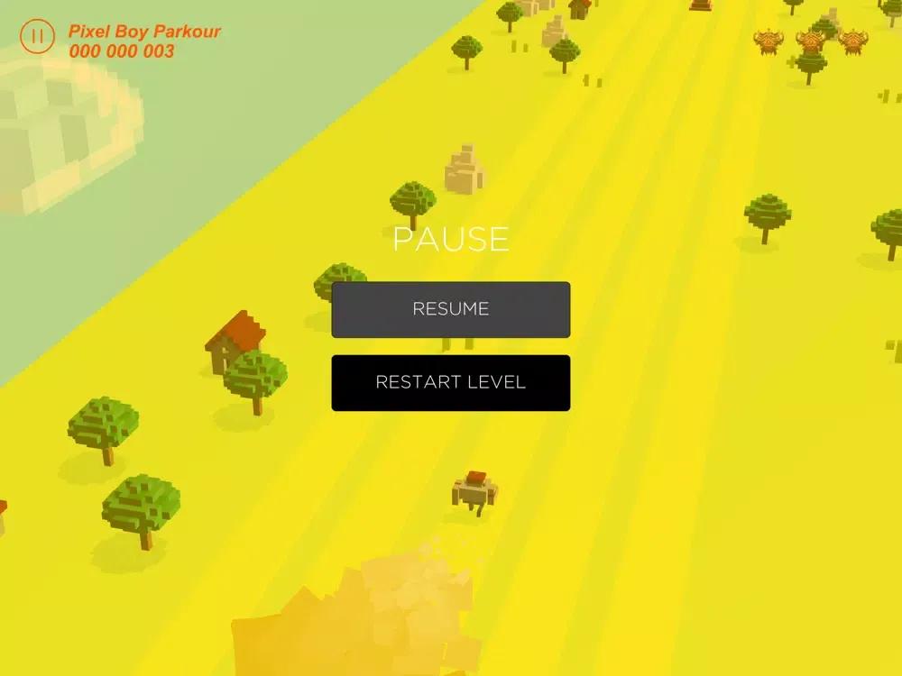 Tangkapan layar Pixel Boy Parkour iPad 