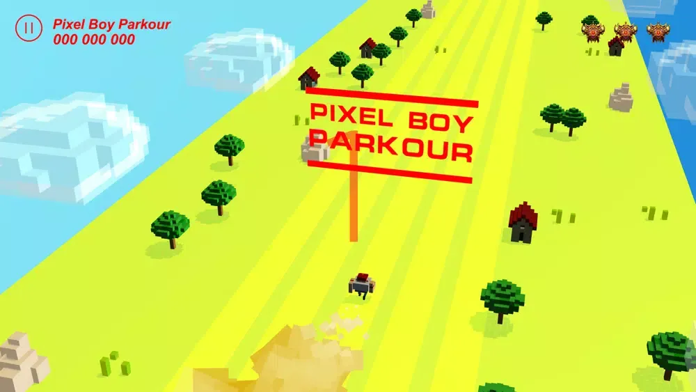 Tangkapan layar Pixel Boy Parkour