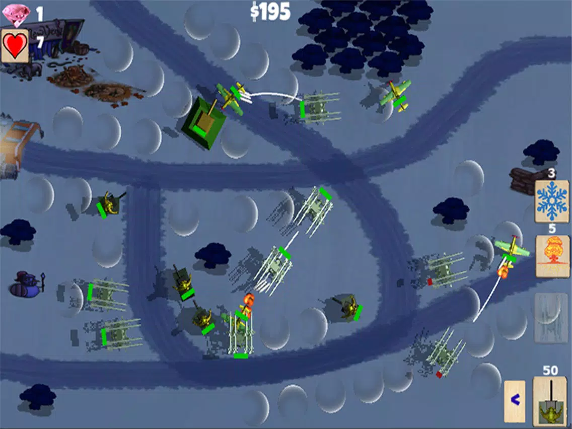 Capturas de tela do In the depth of the war iPad 