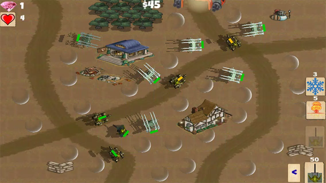 Capturas de tela do In the depth of the war