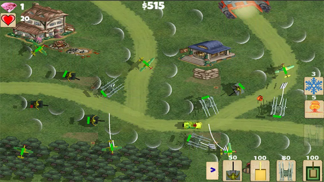 Capturas de tela do In the depth of the war