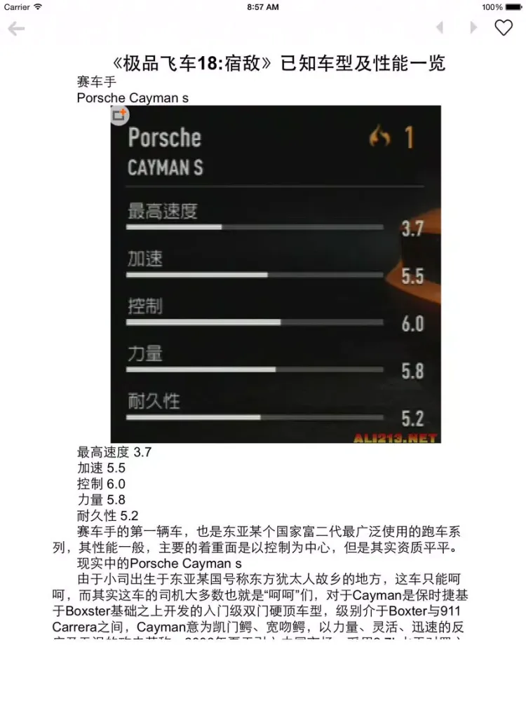 攻略秘籍For极品飞车18：宿敌 iPad  스크린샷
