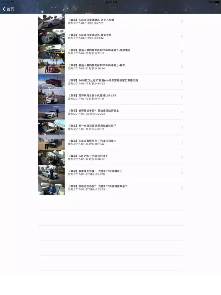 汽车测评大全 iPad  Screenshots