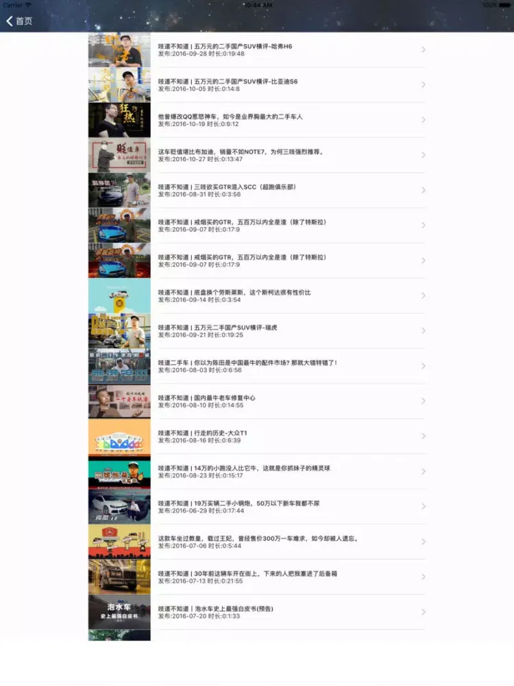 汽车测评大全 iPad  Screenshots