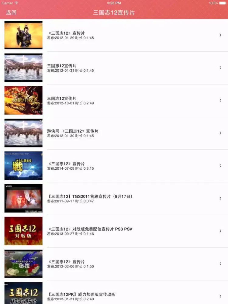 攻略For三国志12 iPad  سکرین شاٹس