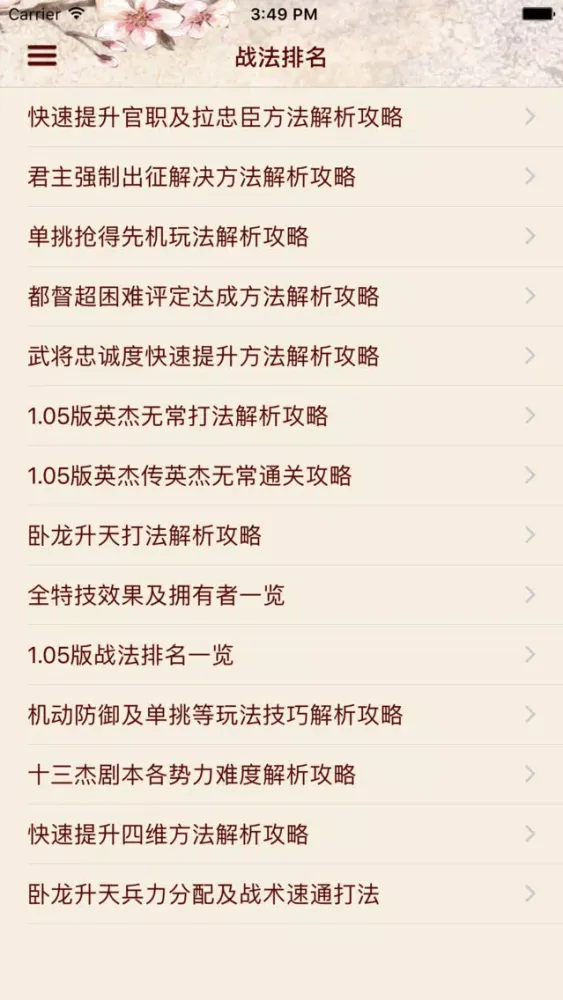 攻略For三国志13應用截圖