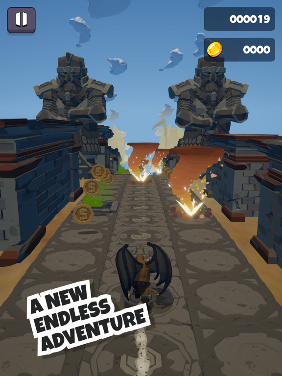 Tangkapan skrin Gargoyle Runner 2 iPad 