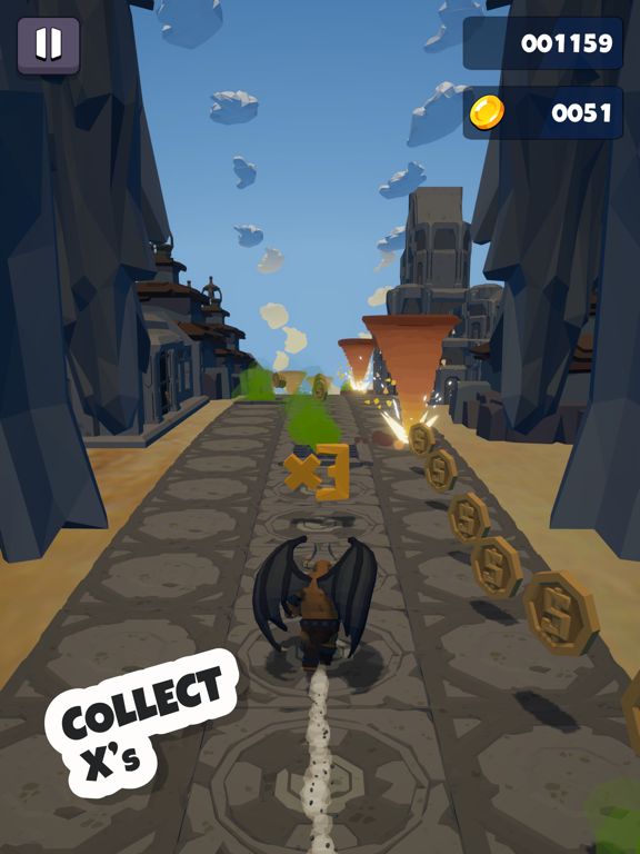 Tangkapan skrin Gargoyle Runner 2 iPad 