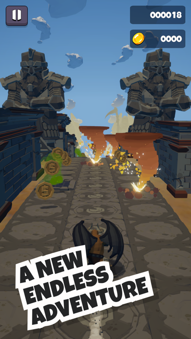 Tangkapan skrin Gargoyle Runner 2