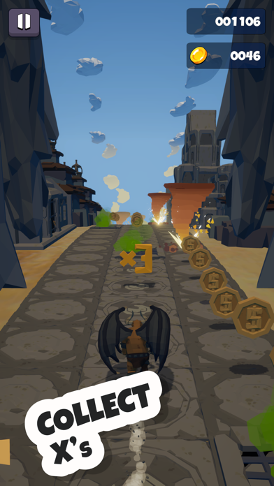 Tangkapan skrin Gargoyle Runner 2