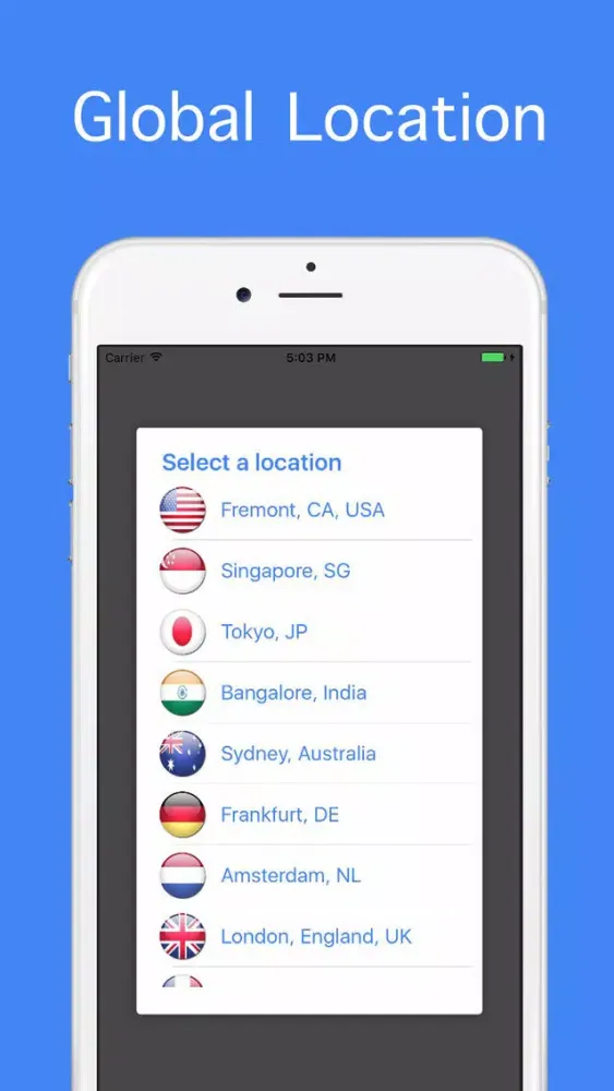 Tangkapan skrin SuperVPN - Best Free Privacy & Security Proxy