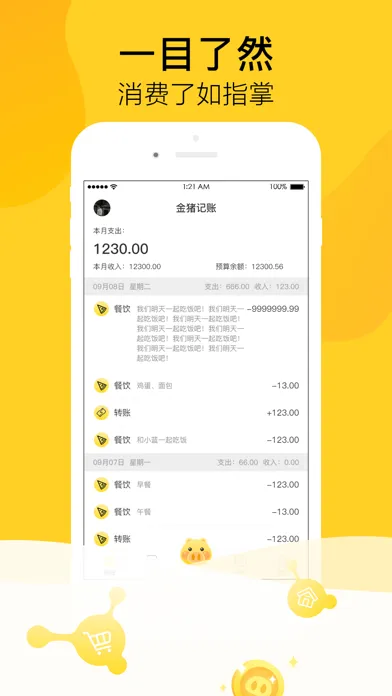 金猪记账-能省钱的记账助手 स्क्रीनशॉट