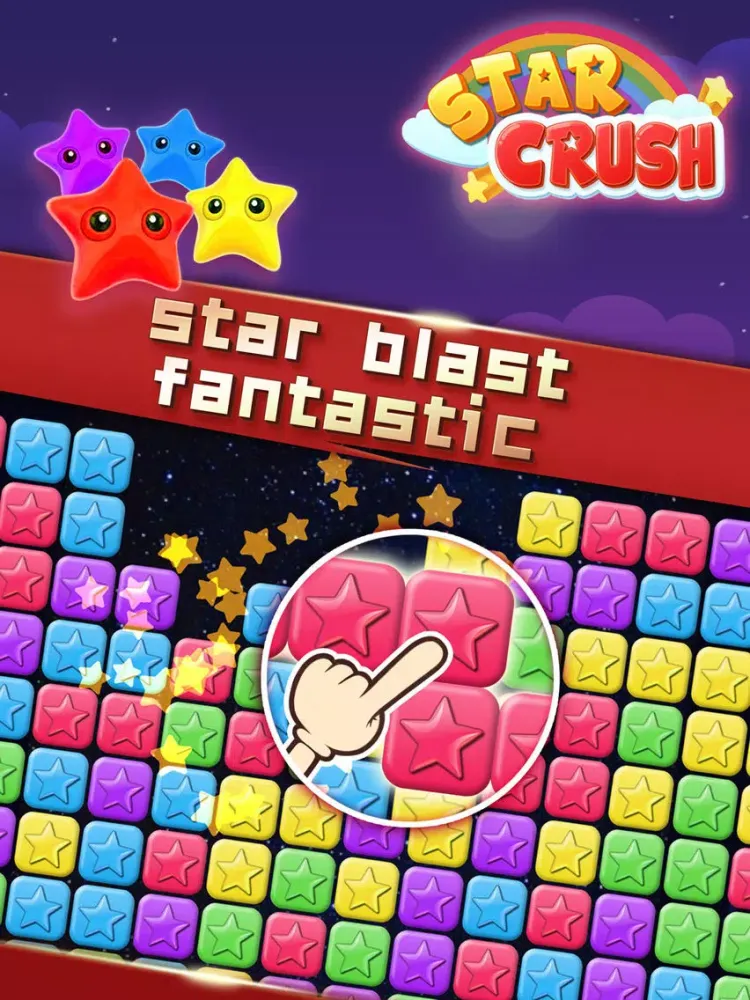 Star Crush - Pop Match 3 Games iPad  Screenshots