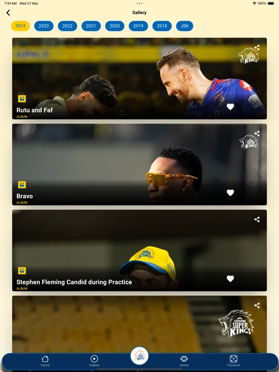 Captures d'écran de CHENNAI SUPER KINGS. iPad 