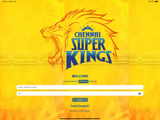 Captures d'écran de CHENNAI SUPER KINGS. iPad 