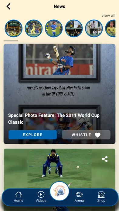 Captures d'écran de CHENNAI SUPER KINGS.