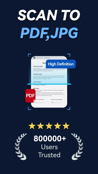 WeScan - PDF Scanner & OCR App スクリーンショット