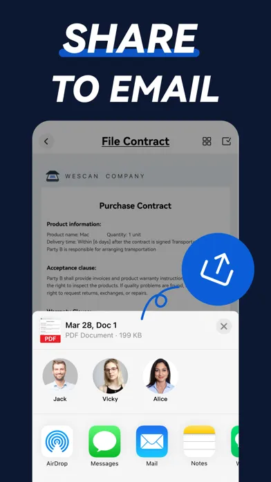 WeScan - PDF Scanner & OCR App スクリーンショット