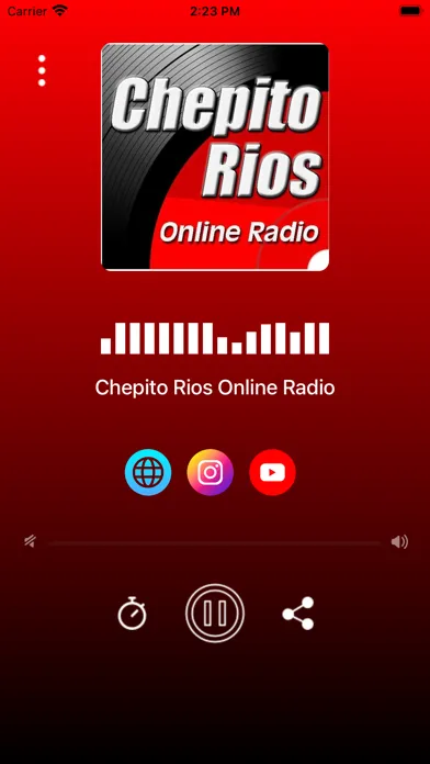 ภาพหน้าจอของ Chepito Rios Online Radio