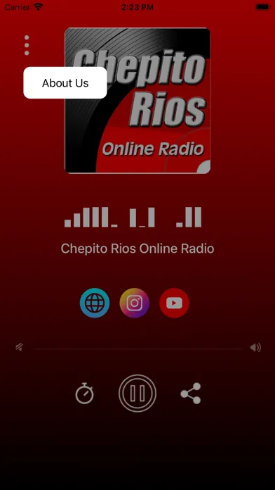 ภาพหน้าจอของ Chepito Rios Online Radio
