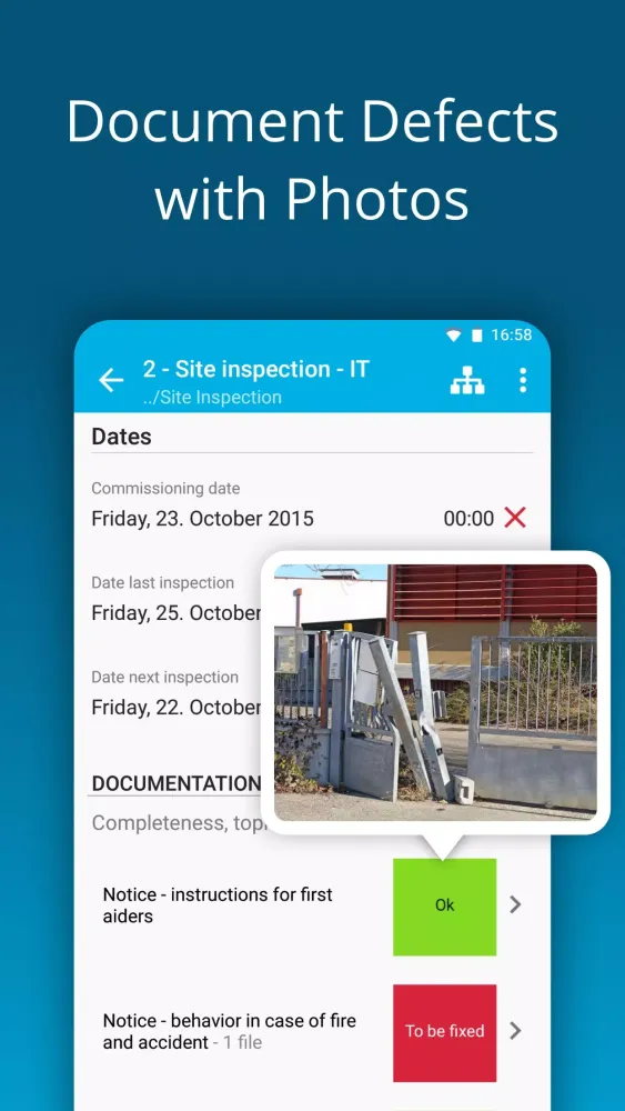 Auto Doors Safety Inspection Screenshots