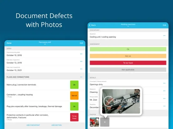 Скриншоты Electrical Safety Inspection iPad 