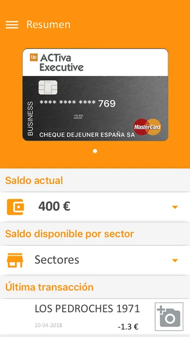Up ACTiva Executive Screenshots