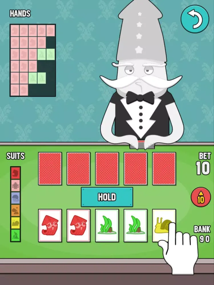 Zrzuty ekranu Squid Poker Deluxe iPad 